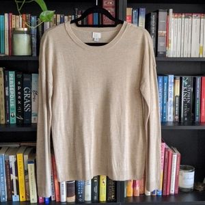 A New Day tan sweater